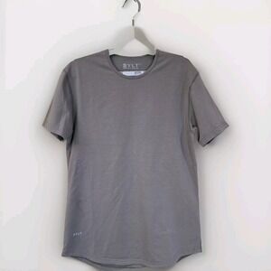 BYLT Shirt Mens Medium Drop Cut S/S Lux Short Sleeve Workout Gym Casual Capsule
